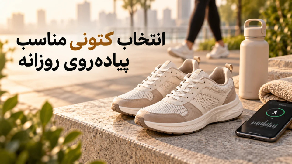 کتونی مناسب پیادهروی روزانه چه ویژگیهایی دارد؟ راهنمای انتخاب برای استفاده واقعی